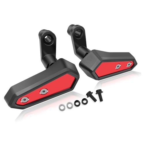 for NINJA500 Z500 SE Ninja 500 z500 se 2024 2025 2026 Accessories Engine Anti-Fall Protection Cover Motorcycle Body Anti-Fall Block Side Cover Protection Frame Slider Impact Engine Drop pad (Red) - color: Red