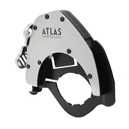 ATLAS Throttle Lock - A Motorcycle Cruise Control Throttle Assist, POLISHED (Top Kit) - size: Top Kit