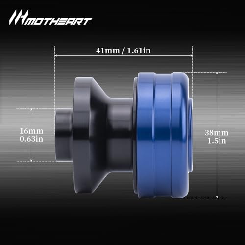 Motorcycle Swingarm Spools Slider -M6 For Tenere 700 (T7) (XTZ700) 2019-2025 CNC Aluminum Paddock Stand Bobbins Protects Rear Swingarm tenere 700 (t7) Accessories (Blue) - color: Blue