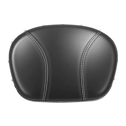 Passenger Sissy Bar Backrest Pad Compatible with Harley Touring Road King Street Glide Electra Glide 1994-2025 Softail 2018-2025 Fat Boy - Detachable Rear Seat Cushion with Mounting Bracket - color: Blaack#1