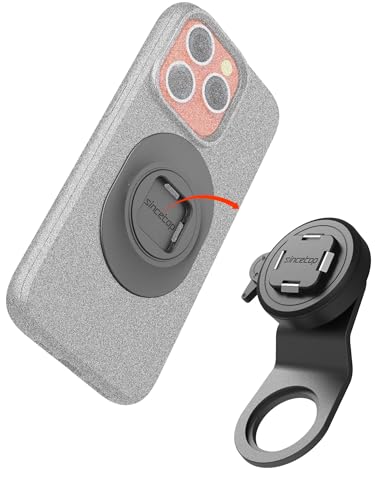 sincetop Bike Phone Mount - Series Q [ Quad ] - Mountain Bicycle Stem Phone Holder - Quick Lock & Release - Aluminum Handlebar Cycling Cell Holder for MTB Ebike Road Electric Gravel Bikes - size: SE - Standard, style: [SE] Stem Mount - Series Q