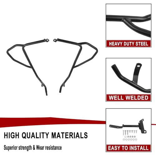Highway Crash Bar Frame Falling Protector Bars Replacement for Honda NT1100 NT1100 DCT NT1100 ES 2025 2026 Motorcycle Steel Engine Guard Bumper (Upper and Lower)