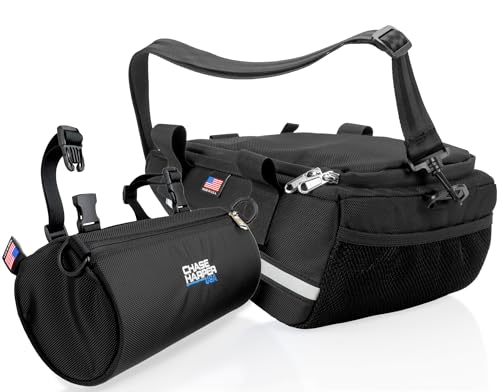 Chase Harper USA - Ruckus Value Pack - 5000LS Under The Seat Bag and 105000 Barrel Bag Combo - Compatible with All Ruckus Model Years With Lowered Frames - Black - color: Black, size: Low Frame Fit, style: Barrel Bag Combo