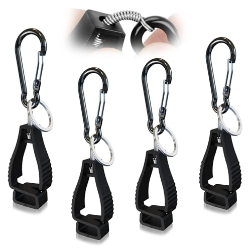 NANHONG 4PCS, Glove Clips for Work Glove Holders, Gloves Clip, Duty Belt Accessories, Gloves Clips for Work - color: 4pcs-black
