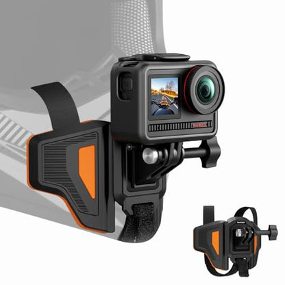 AKASO Motorcycle Helmet Chin Strap Mount for GoPro Hero 13 12 11 10 9, EK7000/EK7000 Pro, Brave 4/4 Pro, Brave 7/7 LE, V50 X, V50 Elite, DJI Osmo Action Cameras