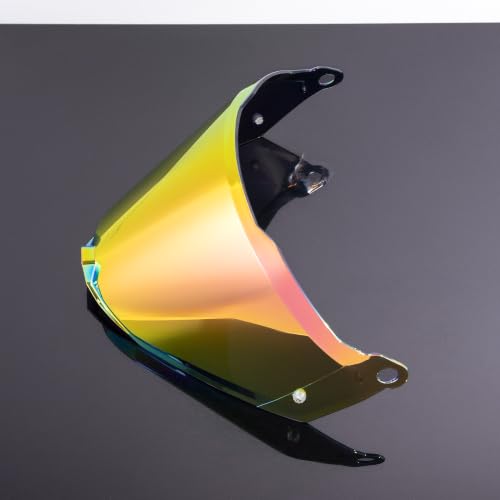 Blaze 2 Helmet Visor Replacement.Blaze 2 Outer Face Shield UV Protection Compatible with Blaze 2,Pioneer 2,MX702 (Revo Pink Gold-Day Use Only) - color: Revo Pink Gold-day Use Only