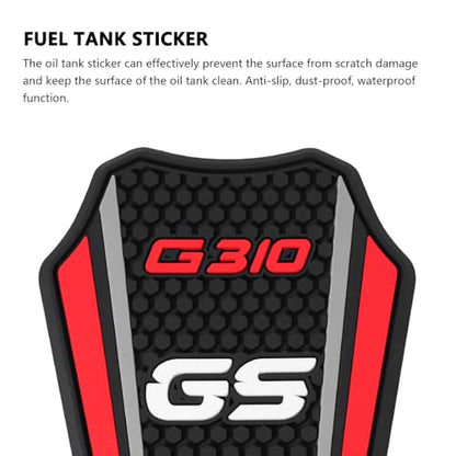 for G310GS g310gs 2024 2023 2022 2021-2017 Accessories Fuel Tank pad Fuel Tank Knee pad Motorcycle Fuel Tank Traction pad Fuel Tank Sticker Tank Grip (Red)
