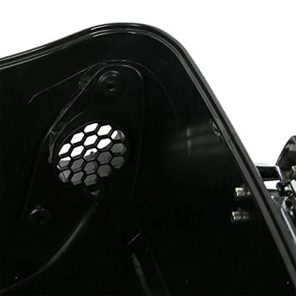SLMOTO King Tour Trunk Backrest, Trunk with Speakers Around Backrest Detachables Two-Up Tour Trunk Mounting Rack Fit for Harley Touring Road King Street Glide Road Glide CVO Models 2014-2025 - color: AStyle #10