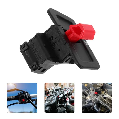 Healifty Motorcycle Headlight Handlebar Switch Toggle Switch for Electric Scooter ATV Powersports with Waterproof Push Button Control