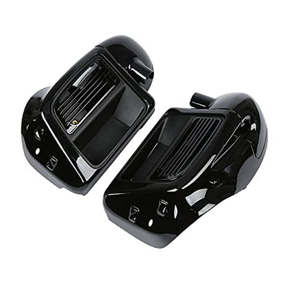 TCMT Highway Engine Guard Crash Bar Lower Vented Leg Fairing Water-Cooled Fit For Harley Touring 2014-2024 Road King Street Glide Road Glide Electra Glide 2018-2020 CVO Limited FLHTKSE - color: Black Crash Bar, Standard Leg, size: Style A Lower Vented Leg
