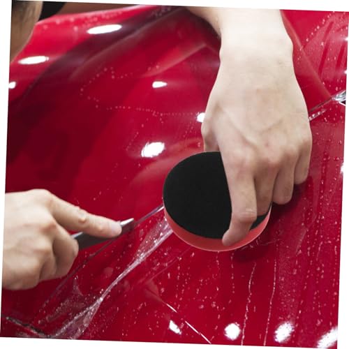 SOLUSTRE Hand Polishing Waxing Pads Durable Car Detailing Sponge for Buffing and Coating Versatile Applicator for Cars Motorcycles and Boats Protects Paint Surface