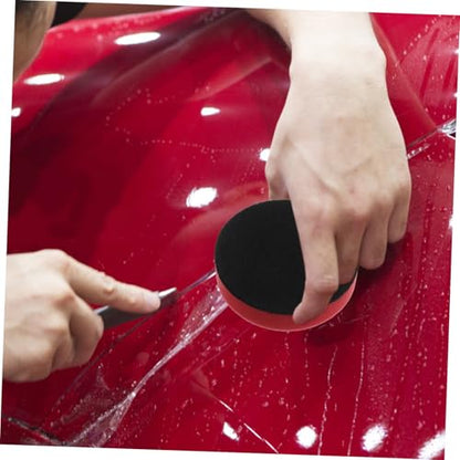 SOLUSTRE Hand Polishing Waxing Pads Durable Car Detailing Sponge for Buffing and Coating Versatile Applicator for Cars Motorcycles and Boats Protects Paint Surface