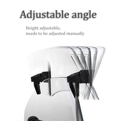 Windscreen Extension Suitable for VF1100C 1983-1985, Motorcycle Windshield Spoiler Deflector Clip On High Clarity Premium Material,Gray-S