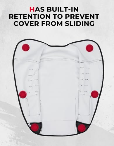 KEMIMOTO Motorcycle Fuel Tank Bag Cover Dustproof Fuel Gas Pad Cover Protector with Strong Retention Compatible with Touring Softail