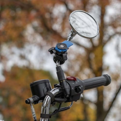 Quad Lock Mirror Motorcycle Phone Mount with Vibration Dampener and MAG Phone Case for Pixel 9/9 Pro - size: Pixel 9/9 Pro
