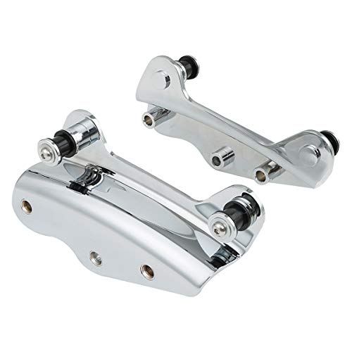 TCT-MOTORPARTS Detachable Backrest Sissy Bar w/Docking Hardware Kits Fit For Harley Touring Street Road Glide 2009-2013 - color: Chrome #1(2009-2013)