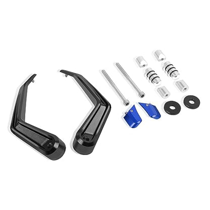 Compatible with 7/8" 22mm Brake Clutch Lever Guard CNC Aluminum Blue Motorcycle Handlebar Levers Protector Accessories - color: Blue