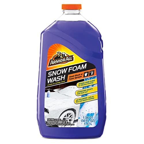 Armor All Snow Foam Wash by Armor All, Foaming Car Wash Soap Concentrate for Cars, Trucks and Motorcycles, 50 Fl Oz - style: Car Wash (1 Pack)