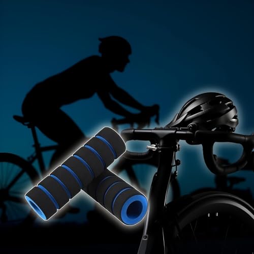 Foam Handlebar Grips, Bicycle and Motorcycle Comfort Covers for Cycling, Road Racing, Brake Lever Protection