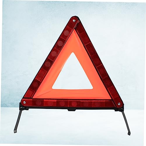 1pc Emergency Warning Triangle Sign Roadside Car Safety Made for Trucks Suvs Motorcycles