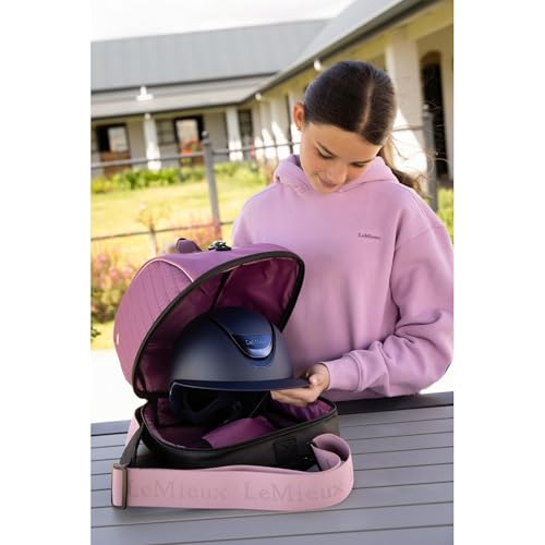 LeMieux Hat Box - Easy Clean - Keep Your Competition Helmet Looking Perfect - One Size - color: Mallow