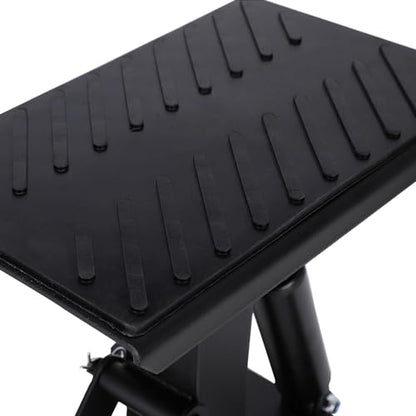 Dirt Bike Stand Motorcycle Lift Jack 1000 Lbs Capacity Height Adjustable Engine Hoist Stand Hydraulic Lift for Dirt Pit Bike ATV Repair Maintainance Heavy Duty