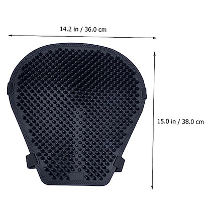 Motorcycle Seat Pad Silicone Cushion Breathable Slip Cooling Protector for Motorbike Outdoor Riding Comfortable Saddle Cover