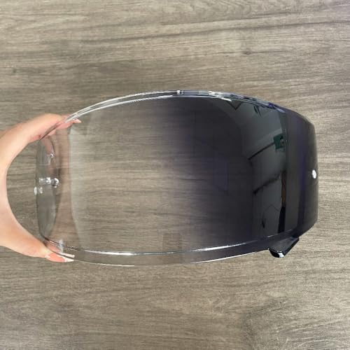 Neotec 2 Helmet Visor Replacement for,CNS-3 UV Protection Helmet Face Shield Compatible with SHOEI Neotec 2(Photochromic Clear/Deep Black) - color: Photochromic Clear/Deep Black