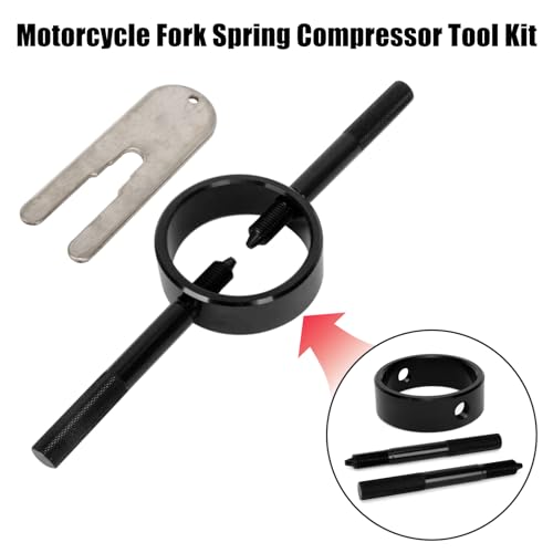 Motorcycle Fork Service Tool Kit - PSLER Fork Spring Compressor, Oil Level and Damper Rod Bleed Tool