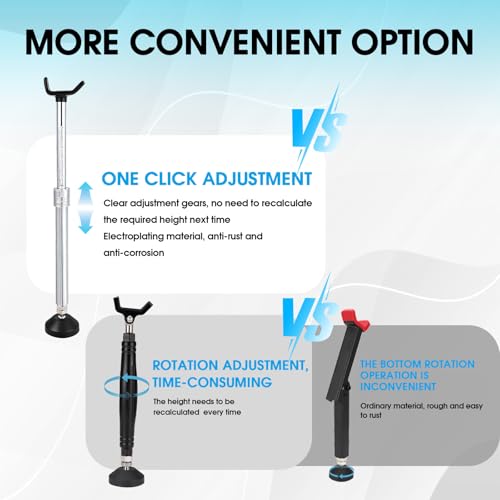 Motorcycle Rear Stand Lift Wheel Stands, Quick-Adjust Electroplated Finish Stand with Brake Holder Universal for Ninja Gixxer CBR ZX6R R6 R7 MT07 All Most Sportbikes Supersports Naked Dirt Pit Bikes