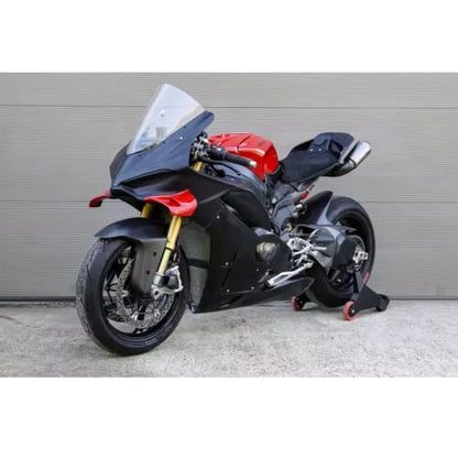 V4 Motorcycle Radiator Grill Guard Carbon Fiber Water Tank Guard Net Protection Plate for Ducati Panigale V4 V4S 2025 2026