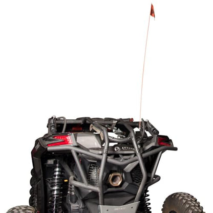 Tusk X3 B-Pillar Flag Mount Driver Side Heavy Duty Mount Compatible with Can-Am Maverick X3 DS Turbo 64 Inch 2021-2025/X3 Max X RS Turbo RR Smart-Shox 72 Inch 2021-2024 - size: Driver Side Heavy Duty Mount