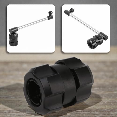 17mm Ball Mount Joint Adapter, Female-to-Female Coupler, Plastic Extension 1.6inch Length Suitable for Bike/Motorcycle Phone Holders, Camera Photography Brackets, Car Phone Mounts, Tripods
