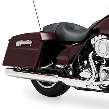 XMT-MOTO Hard Saddlebags Saddle bags Fit for Harley 1994-2013 Touring models road glide road king ultra street glide electra glide and 1984-2017 Softail models Red Hot Sunglo - color: Red, size: Standard