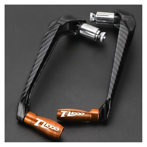 Handlebar Brake Clutch Lever Guard Motorcycle for Suzuki TL1000S TL1000R TL 1000 TL1000 S R 1997-2001 Handlebar Handle Guard Brake Clutch Levers Protector - color: Lever Guard Orange