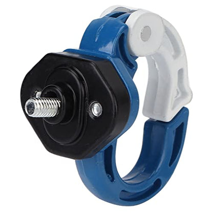 Estink Electric Scooter Front Claw Hook, Alloy Steel & Aluminum Motorcycle Hanger for Helmet & Bag Storage, 26.5 lb Load Bearing & Auto Lock Design for Safer Riding (blue+white)