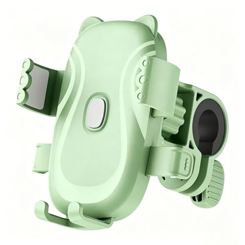 Bike Phone Holder,360° Rotation,Motorcycle Phone,Mount for 4.7-7.2" Devices,Universal Bicycle Phone,Mount for iPhone & Android on Scooter,Mountain Bike,Golf Cart - color: matcha green