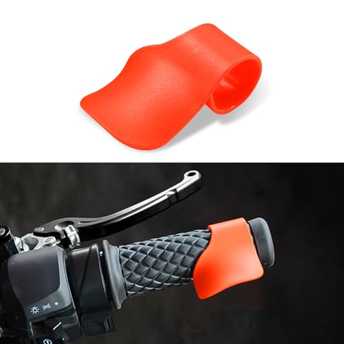 Motorcycle Cruise Control, Throttle Assist, Motorcycle Cruise Assist Grips, Car Accessories Handlebar Oil Control Rocker Rest Accelerator Assistant Universal for 7/8" Handle Bar (Orange) - color: Orange