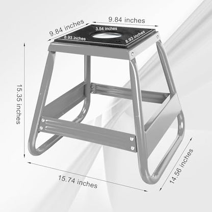 Big RED Dirt Bike Stand, 1000lb Capacity, Universal Detachable Maintenance Motorcycle Lift for Kawasaki, Honda, Yamaha, Silver - style: silver dirt bike stand