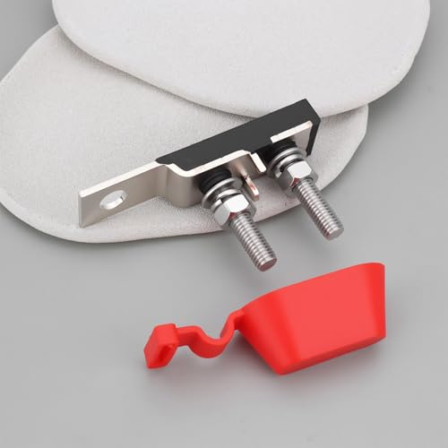 SING F LTD M8 Double Bolt Fuse Holder Dual Terminal Fuse Block 88x20x27mm for Electric Cars