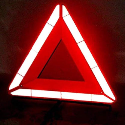 3Pack Emergency Warning Triangle Reflective Warning Road Safety Triangle Kit