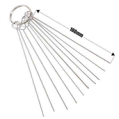 26 Cleaning Wires Set 20 Needles 24 Nylon Tube 10 Brushes Tool for Welder Carbon Dirt Jet Cleaner Nozzles Gas Orifice Engine Carburetor Carb Chainsaw Sprinkler Shower Head ATV Motorcycle Bike