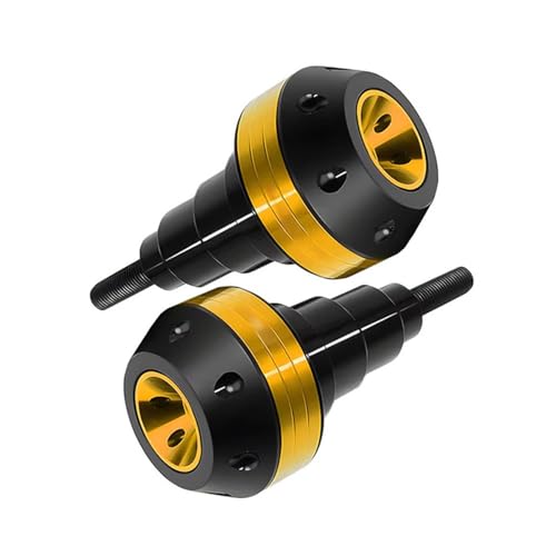 Motorcycle Frame Sliders Crash Protector for Kawasaki Ninja 300 2013-2018 CNC Aluminum Exhaust Anti-Fall Protection Bar Engine Guard Bumper Accessories,Gold Style - color: Gold Style