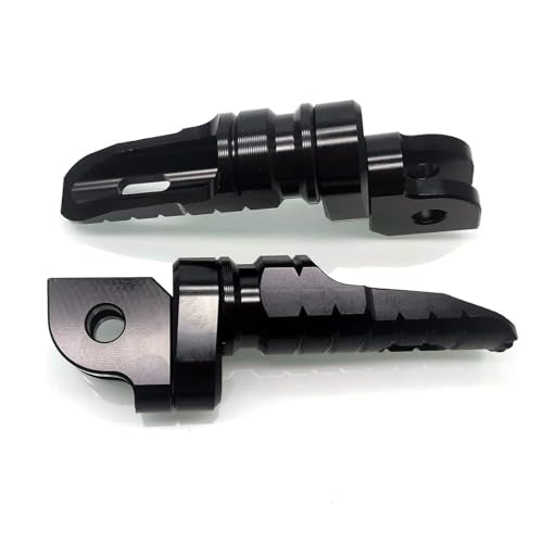 MZS Motorcycle Foot Pegs, Front Rider Footpegs Footrest Rest Pedal Adjustable Aluminum Black Compatible with GROM Monkey CBR 600 F2 F3 F4 F4I CBR600RR CBR1000RR VFR800 CB1100 - size: GROM/Monkey/CBR600 F2 F3 F4 F4I/CBR600RR