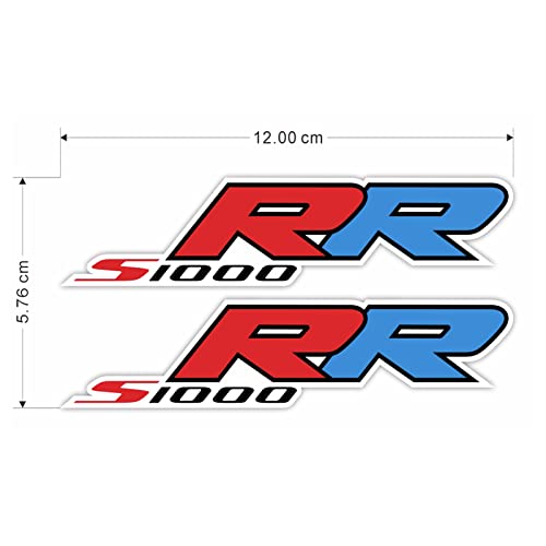 Awonderful Motorcycle S1000RR Fairing Decal Sticker for S1000RR 2009-2014 - Fairing Side Section Decal Sticker (Red and Blue) - color: Red and Blue