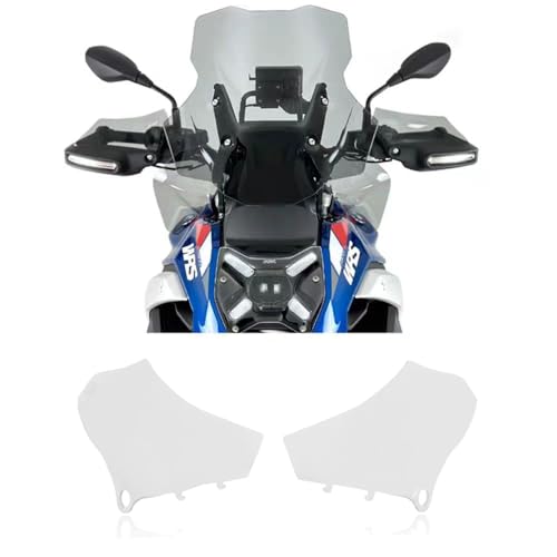 for R1300GS R 1300 GS R1300 GS 2024 2023 Motorcycle Windscreen Side Spoiler Bilateral Deflectors Cockpit Panel Fairing Cover Deflectors Side Windscreen (Transparent) - color: Transparent