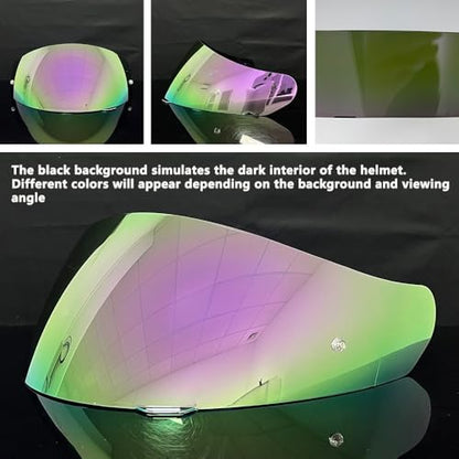 HJ-17 Helmet Visor Replacement,UV Protective Helmet Face Shield Compatible with CL-MAX II,IS-MAX BT,SY-MAX III,IS-MAX II,CL-MAX 3,C90,C91,C91N (Revo Deep Purple-Day Use Only) - color: Revo Deep Purple-day Use Only