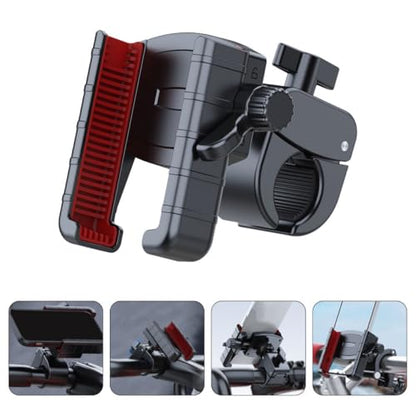 Cabilock Motorcycle Phone Mount Shock Absorption Stand with Vibration Dampener Universal Phone Holder Base for Bike Handlebar Compatible with Smartphones Outdoor Riding