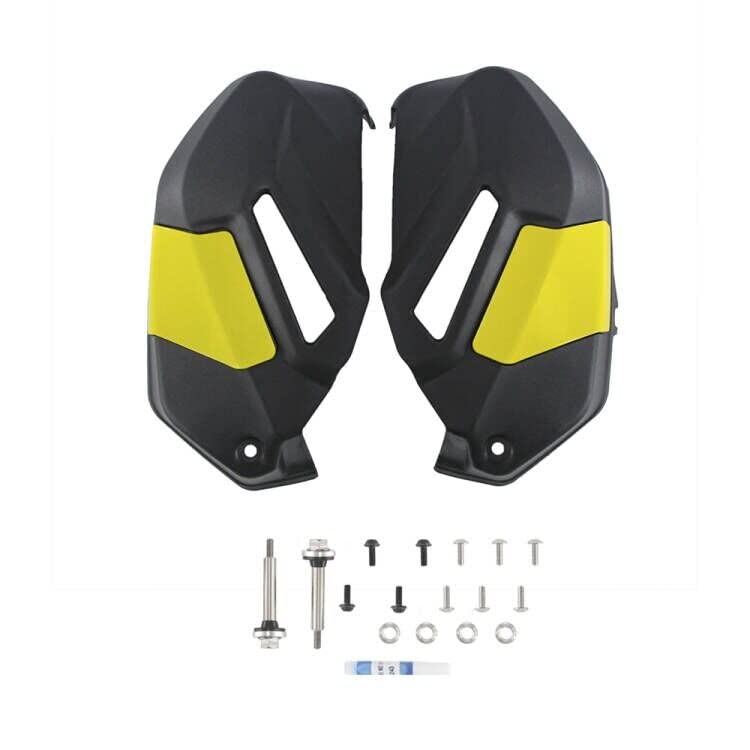 for BMW R1250GS Adv 40 Years GS LC R1250R Motorcycle Cylinder Head Guard R1250RS R1250C R1250RT R1250 R/RS/RT/C Engine Protector (Yellow Plate) - color: Yellow Plate
