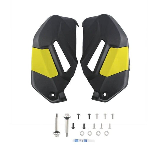 for BMW R1250GS Adv 40 Years GS LC R1250R Motorcycle Cylinder Head Guard R1250RS R1250C R1250RT R1250 R/RS/RT/C Engine Protector (Yellow Plate) - color: Yellow Plate